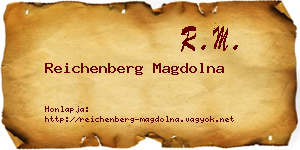 Reichenberg Magdolna névjegykártya